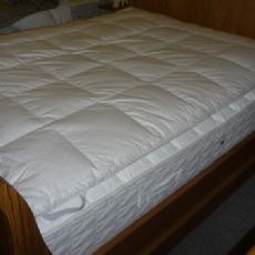 Memory foam and 100% Pure white Duck down mattress topper
