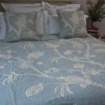 Sibona Paris embroidered cotton quilt