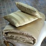 Sibona Tussar beaded quilt